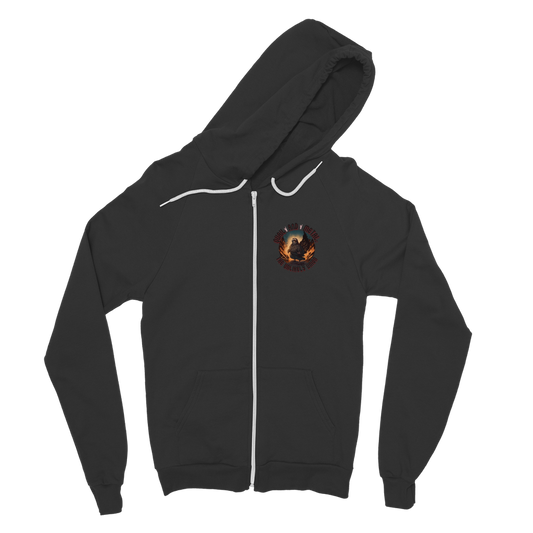 Classic Zip Hoodie - Quail and Metal: The Unlikely Union