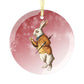 Reputable Rabbit Luxurious Christmas Glass Ornament