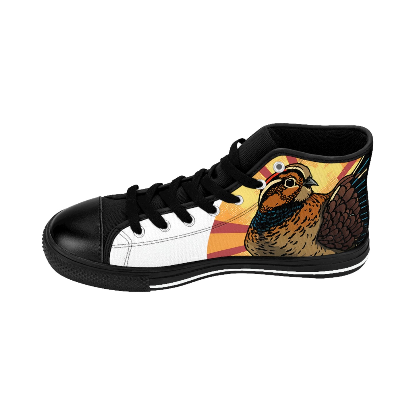 Men's Classic Sneakers - Fist of the Quail